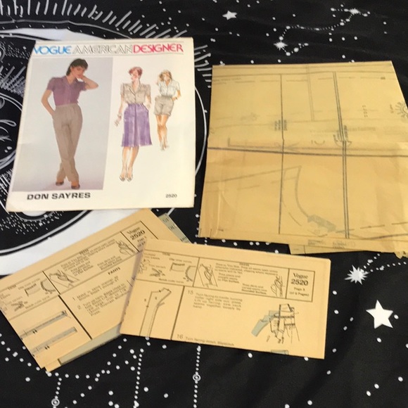 Vintage Vogue American Designer Don Sayers sewing patterns 2520 Size 14 uncut - Picture 1 of 8